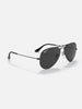 Ray-Ban Aviator Total Black Polished Black/Black Polarized Sunglasses