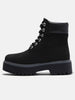 Timberland Stone Street 6'' Waterproof Platform Jet Black Boots Fall 2026