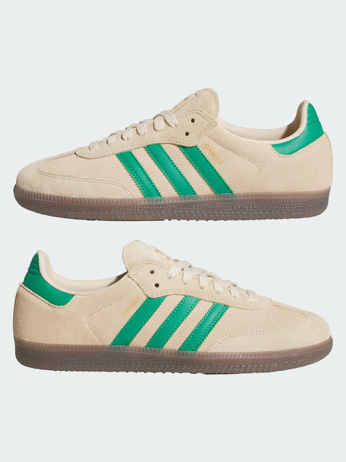 Adidas Samba Adv Sable Strata/Vert Tennis/Gomme Shoes Holiday 2026 | SAND STRATA/COURT GREEN/GUM