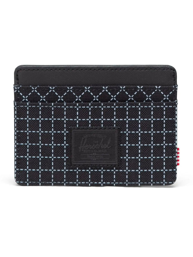 Herschel Charlie Cardholder Wallet | GRID BLACK/BLACK (07774)