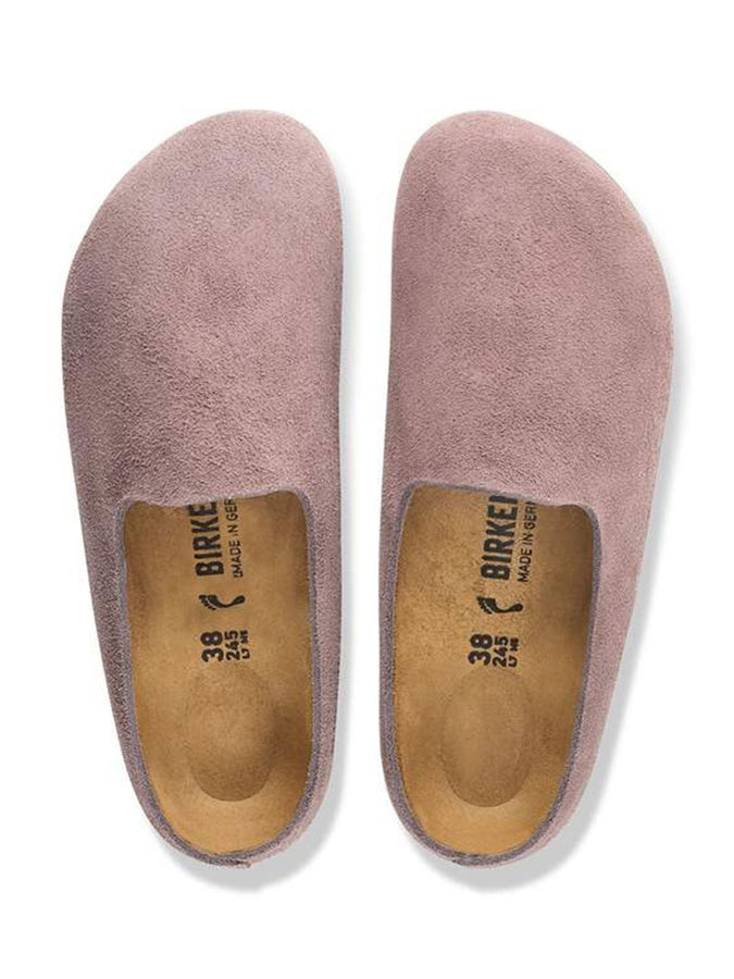 Birkenstock Amsterdam Wrapped Suede R Faded Purple Shoes Fall 2026 | FADED PURPLE