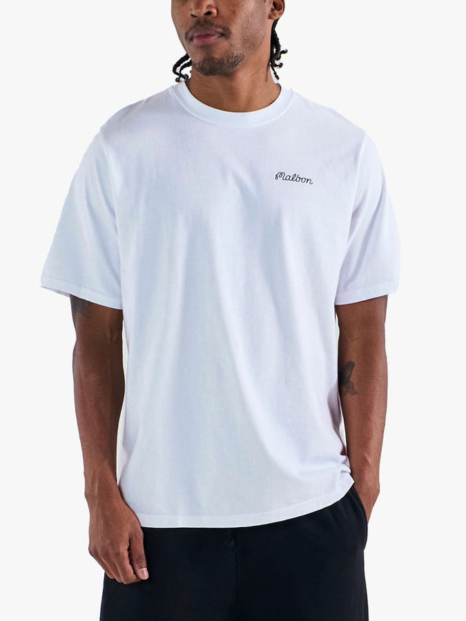 Malbon Bermuda Baldwin T-Shirt Holiday 2026 | WHITE