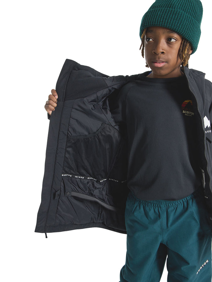 Burton Hillslope 2027 - Youth Insulated Jacket (7-14) | TRUE BLACK (A04)