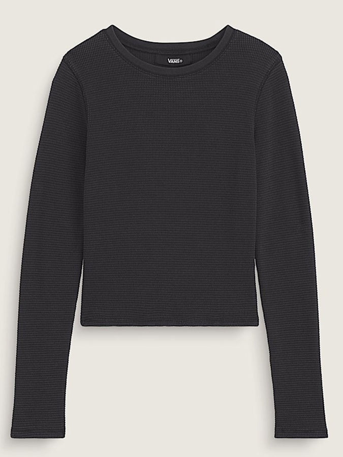 Vans Teri Waffle 2.0 Long Sleeve T-Shirt Fall 2026 | BLACK (BLK)