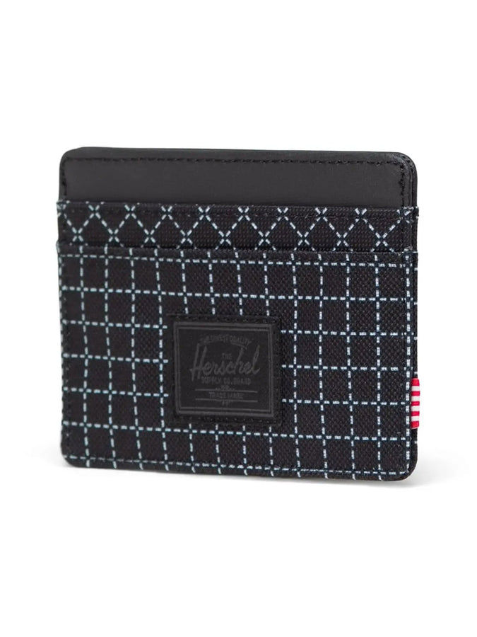 Herschel Charlie Cardholder Wallet | GRID BLACK/BLACK (07774)