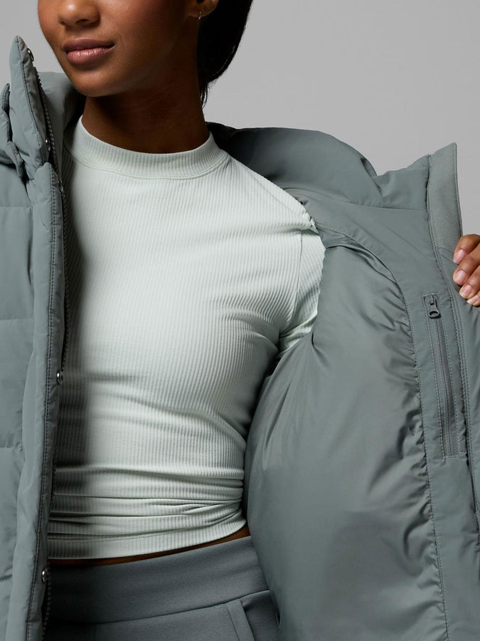 Columbia Amaze Puff Mid Hooded Jacket Fall 2026 | SEDONA SAGE (342)