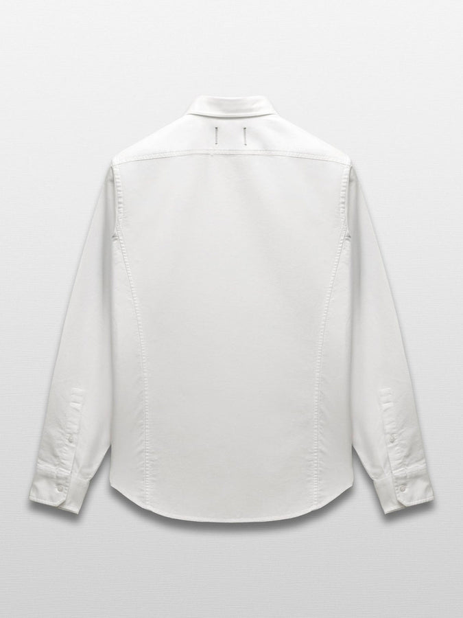 Reigning Champ Cotton Oxford Windsor Standard Buttondown Shirt Fall 2026 | WHITE
