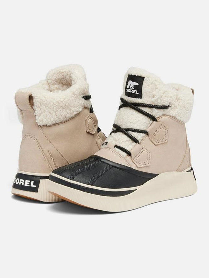 Sorel Out N About Iv Chillz Wp Taupe Omega/Black Boots | OMEGA TAUPE/BLACK (264)