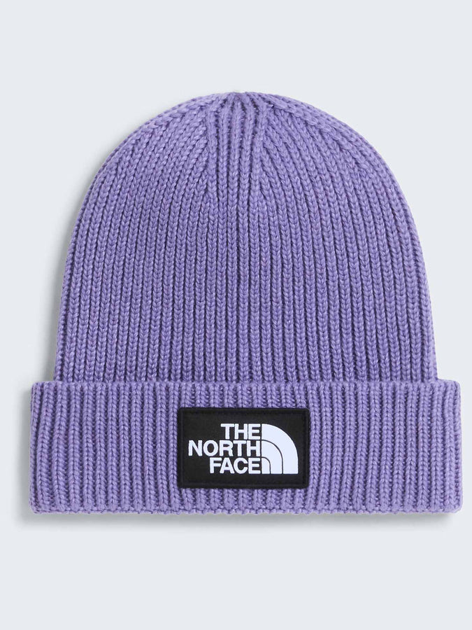 The North Face Tnf Logo Box Cuffed Beanie | GROUNDED PLUM (NNK)