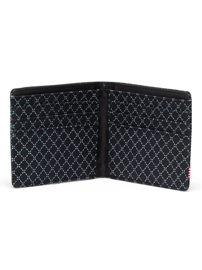 Herschel Roy Wallet | GRID BLACK/BLACK (07774)