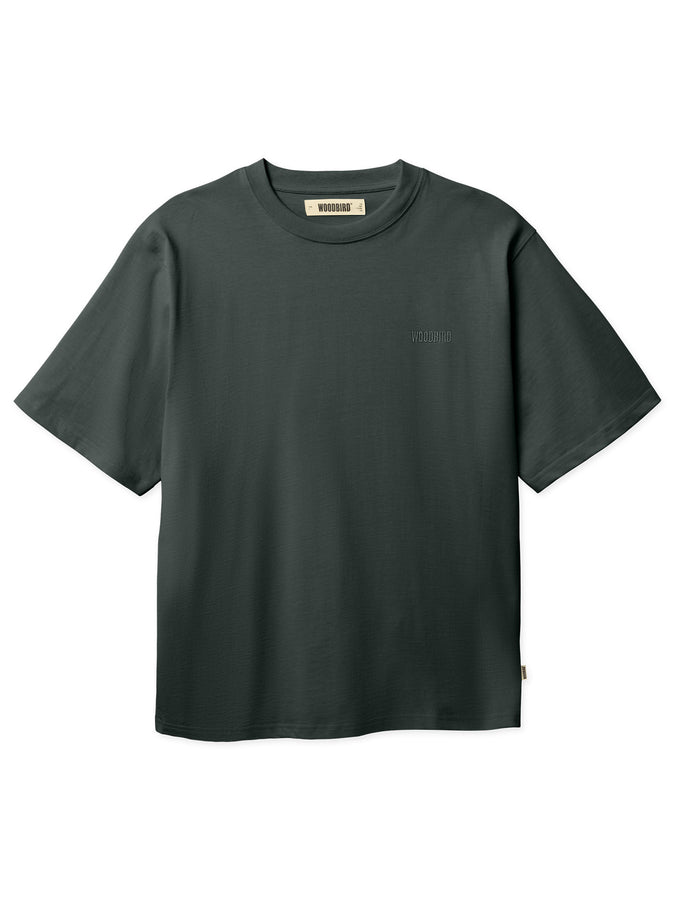 Woodbird Baine Base T-Shirt Fall 2026 | FOREST GREEN
