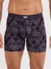 Saxx Vibe Xtra Soft Comfort Skull Brocade Black Boxer