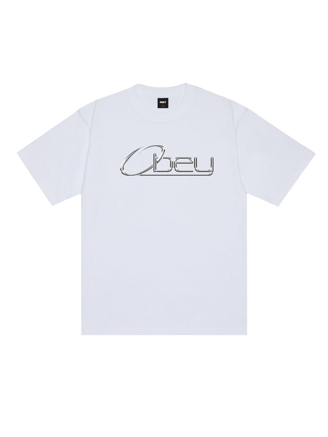 Obey Chrome T-Shirt Fall 2026 | WHITE (WHT)