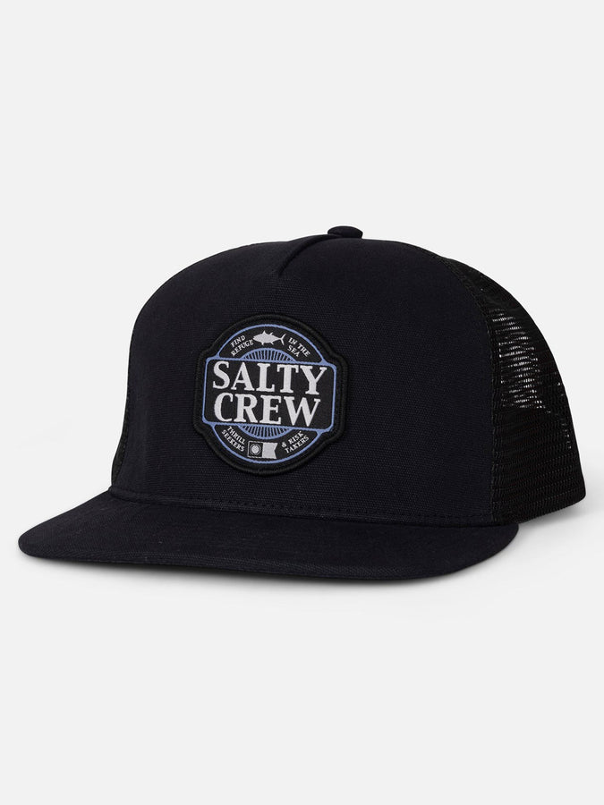 Salty Crew Split Fill Trucker Hat | BLACK