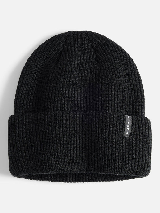 Autumn Select Solid Beanie | BLACK