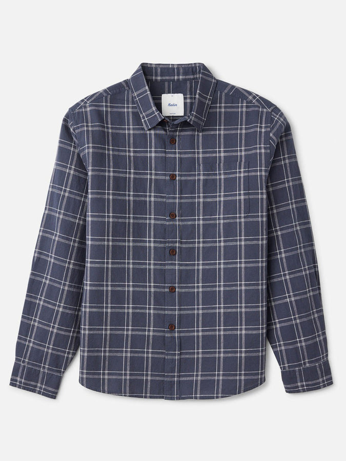 Katin Tack Long Sleeve Buttondown Shirt Fall 2026 | WASHED BLUE