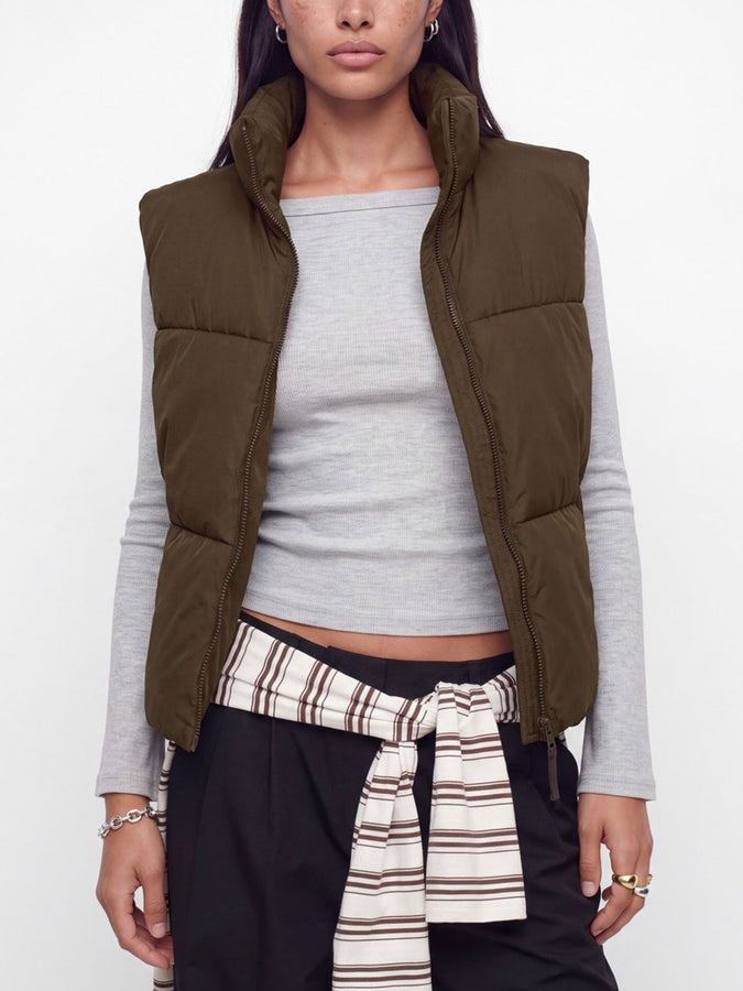 Jjxx Maeve Puffer Vest Fall 2026 | DEMITASSE
