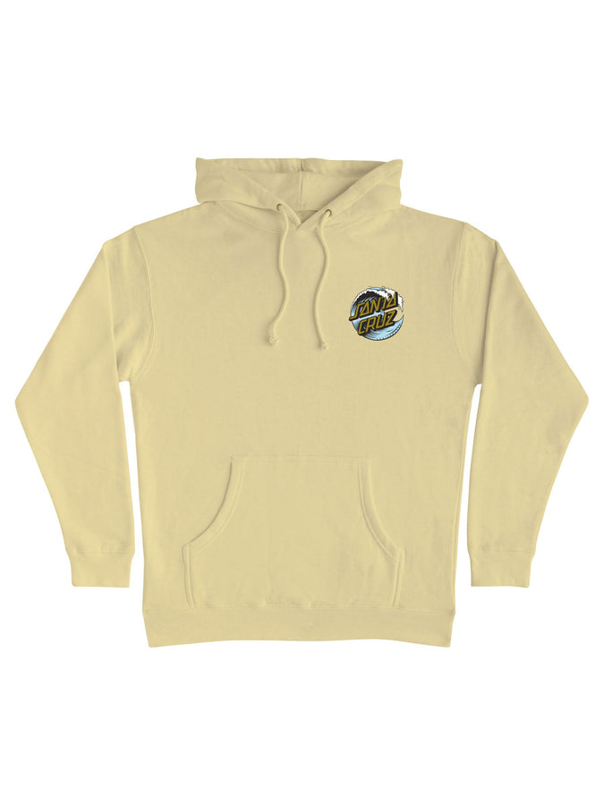 Santa Cruz Wave Dot Hoodie Summer 2026 | LIGHT YELLOW/GOLD