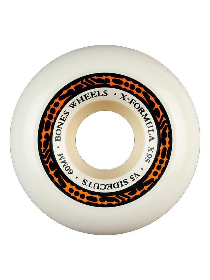 Bones X-Formula V5 Sidecut 95a Skateboard Wheels | NATURAL