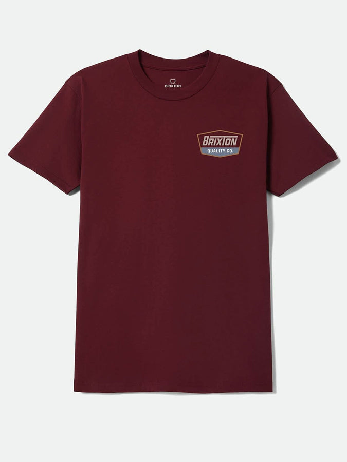 Brixton Regal T-Shirt Fall 2026 | BURGUNDY/TOBACCO