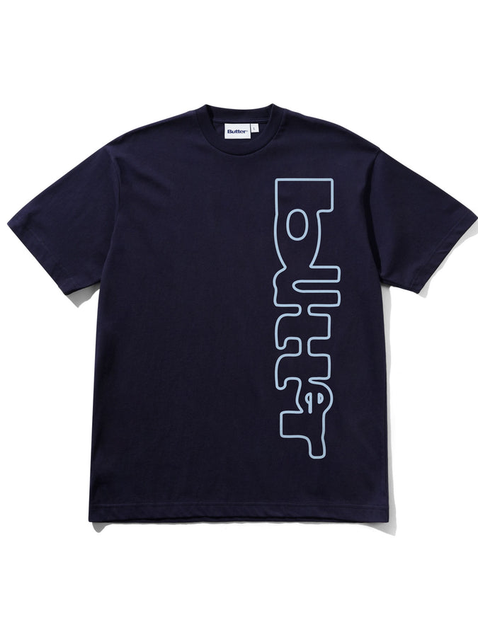 Butter Goods Warped T-Shirt Fall 2026 | NAVY