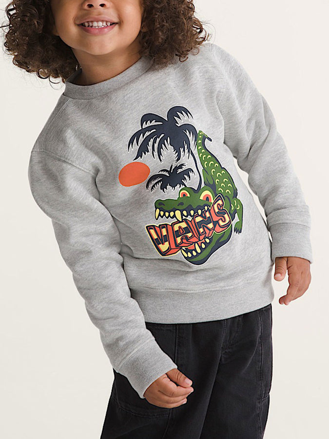 Vans Wise Croc Crewneck Sweatshirt Spring 2026 | CEMENT HEATHER (02F)