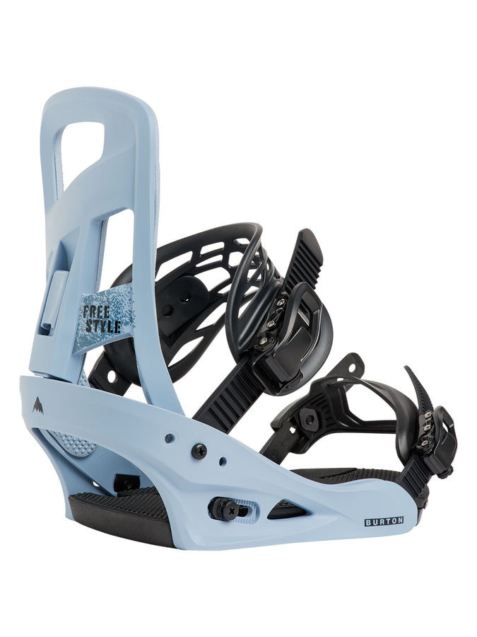 Burton Freestyle Re:Flex Snowboard Bindings 2027 | AIRSTREAM BLUE (EVM)