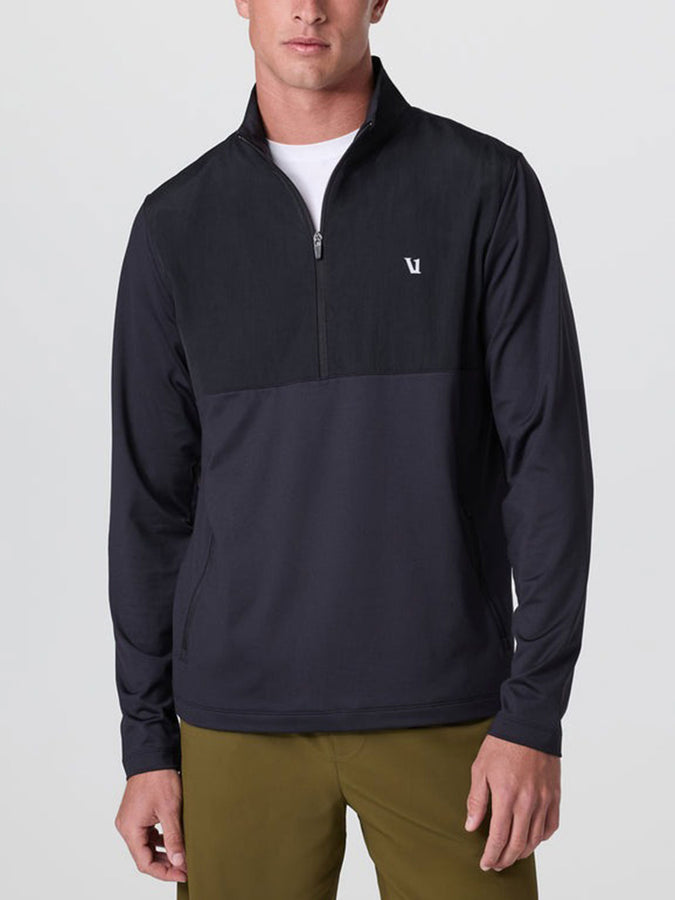 Vuori Sunday Element 1/2 Zip Sweater | BLACK (BLK)