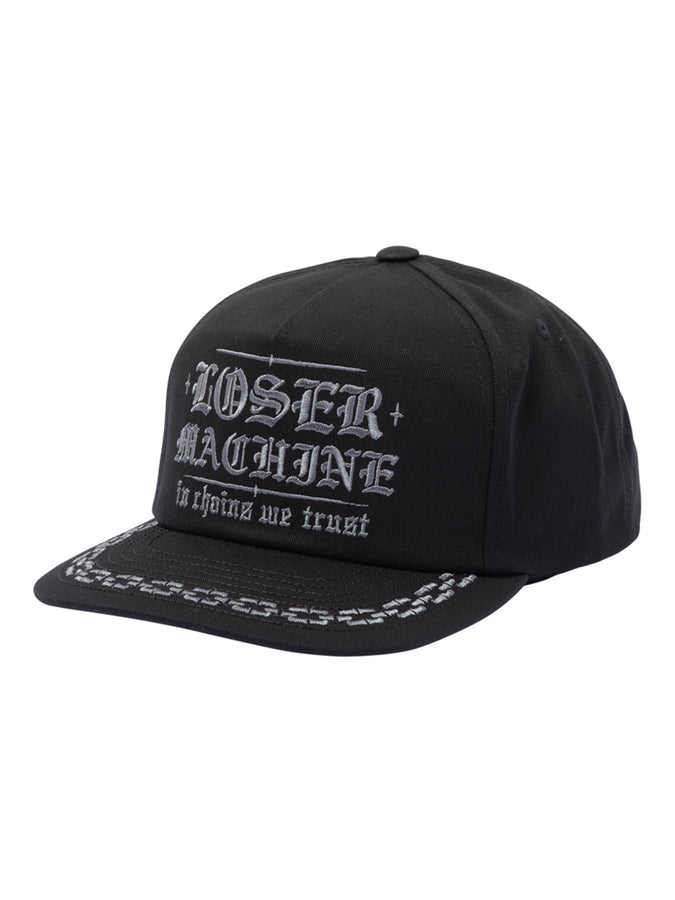 Loser Machine Trust Snapback Hat Printemps 2026 | BLACK