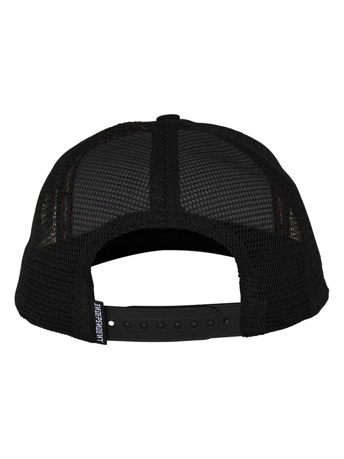 Independent Dressen Skull Rose Snapback Hat | BLACK