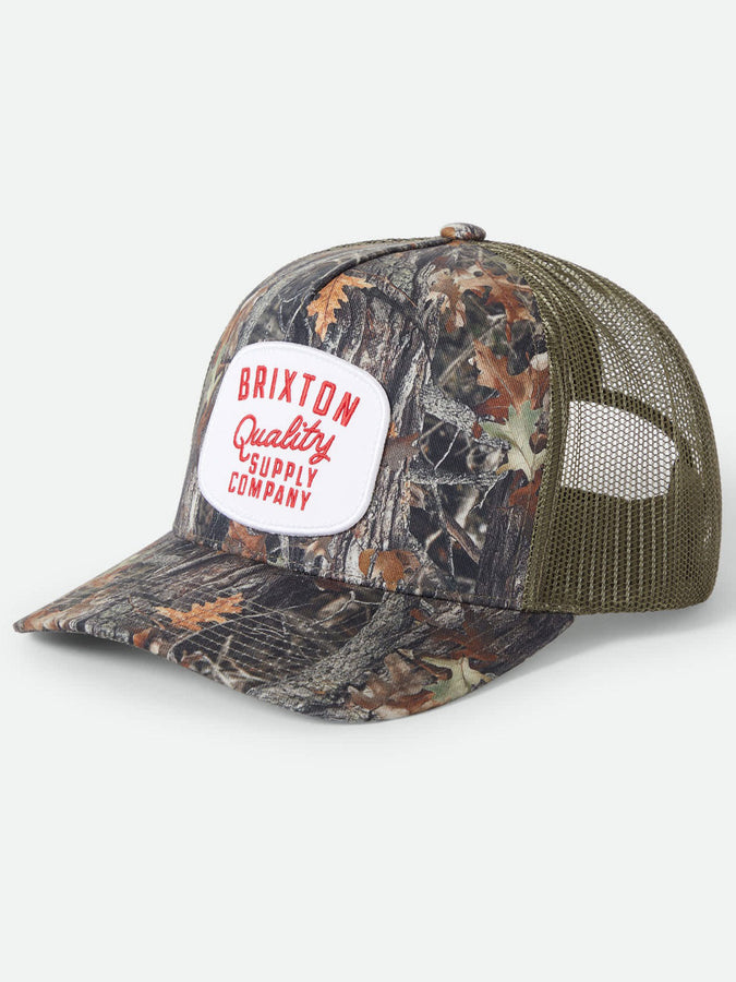 Brixton Hubal Tree Camo/Olive Trucker Hat | TREE CAMO/OLIVE