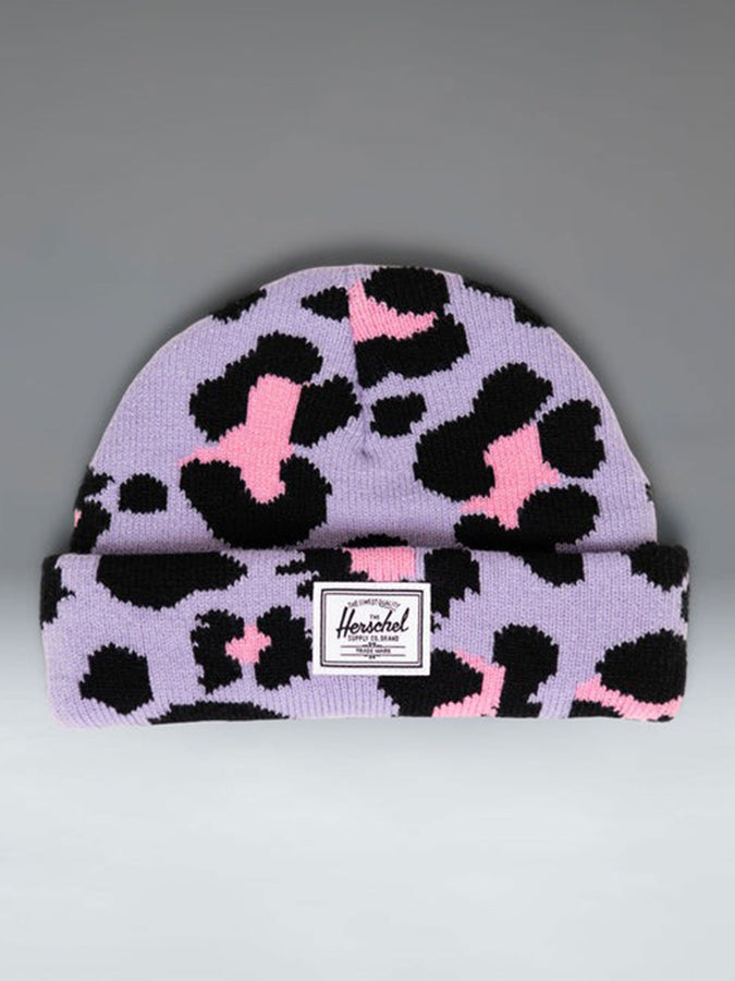Herschel Elmer Graphic Beanie | SCRBBL LEOPRD SCHT PNK (07402)