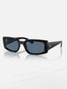 Ray Ban Kiliane Black/Dark Blue Sunglasses