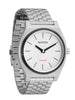 Nixon Time Teller Solar Silver/White Light Watch