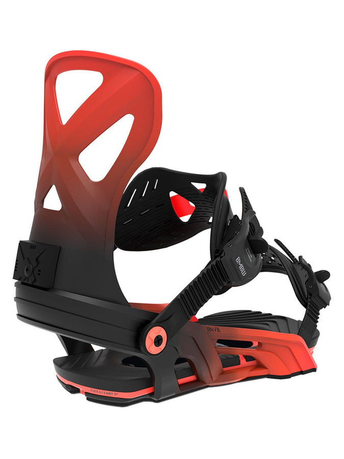 Bent Metal ANVIL 2027 Snowboard Bindings | BLACK/RED