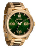 Nixon Corporal SS All Gold/Green Sunray Watch