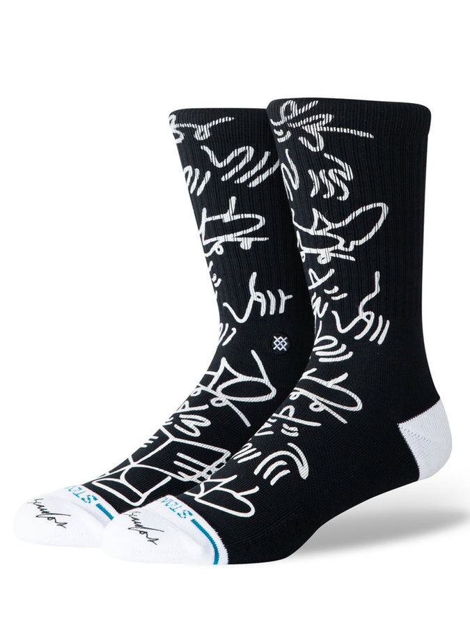 Stance x Lucas Beaufort Lucas Socks | BLACK (BLK)