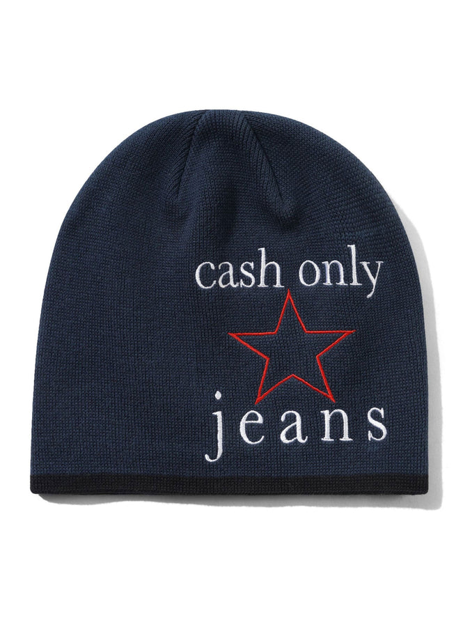 Cash Only Star Skully Beanie | NAVY