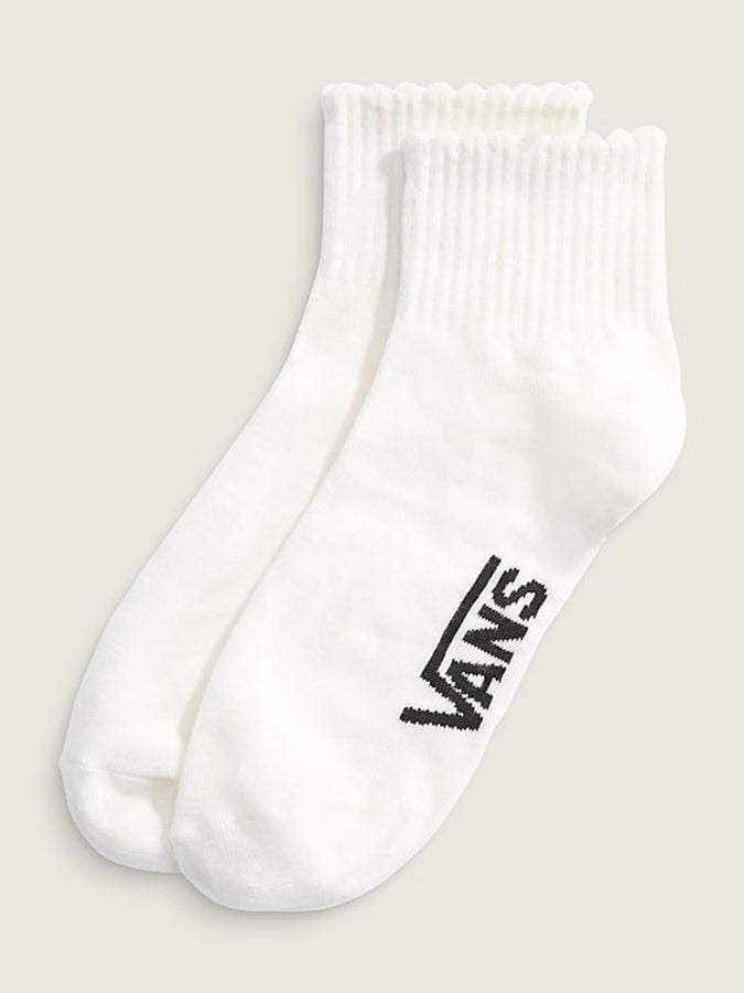 Vans Scallop Quarter Socks | EGRET (C9F)