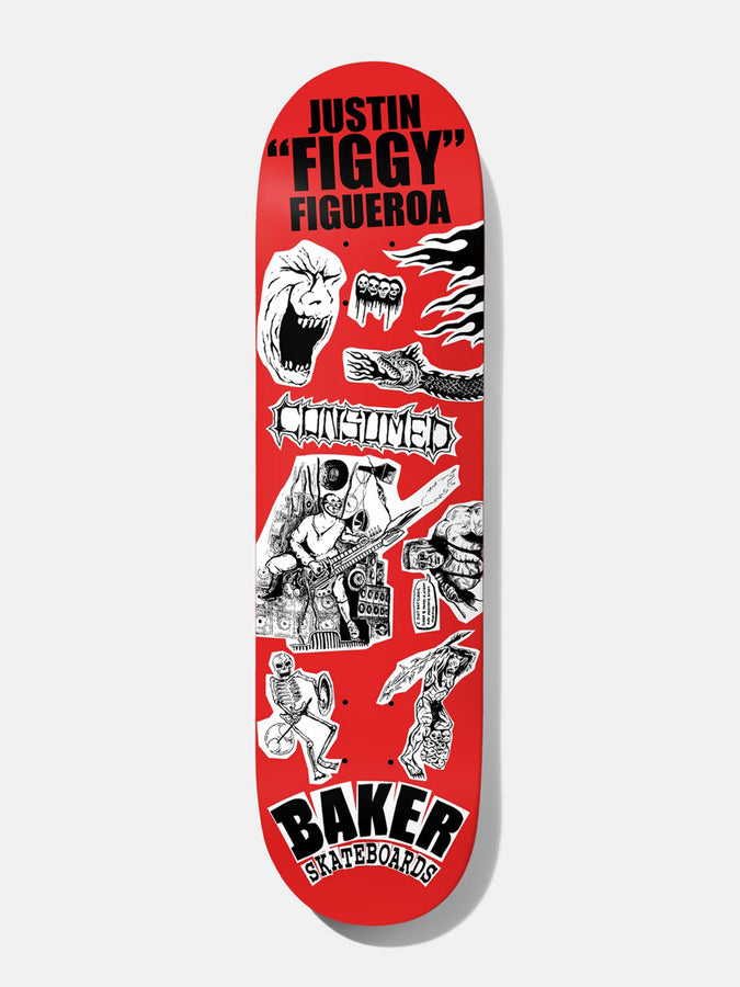 Baker Divine Evil Figgy 8.38’’ Skateboard Deck | RED