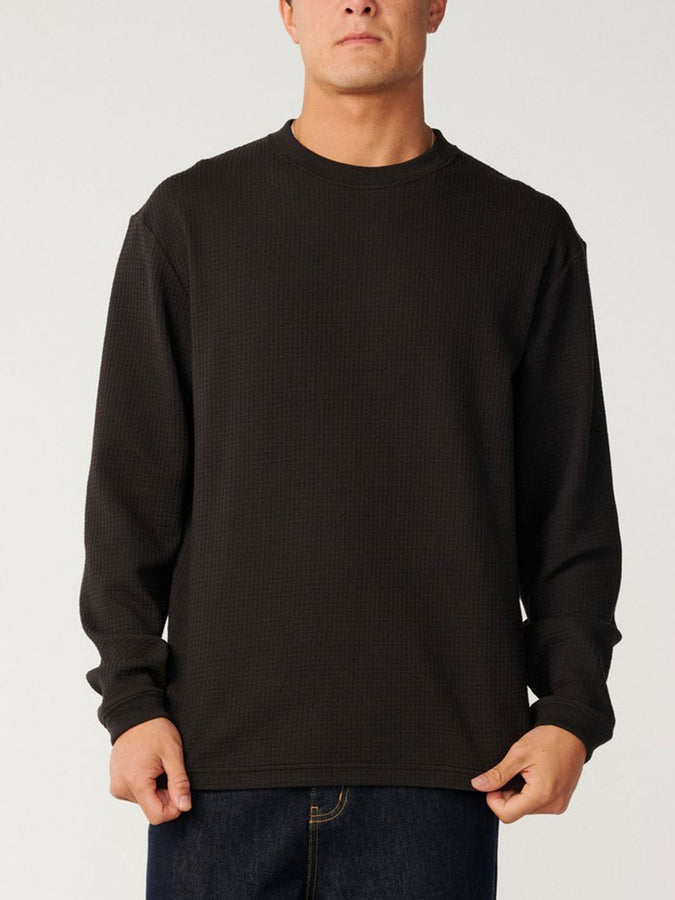 Rip Curl Premium Surf Waffle Long Sleeve T-Shirt Fall 2026 | WASHED BLACK (8264)