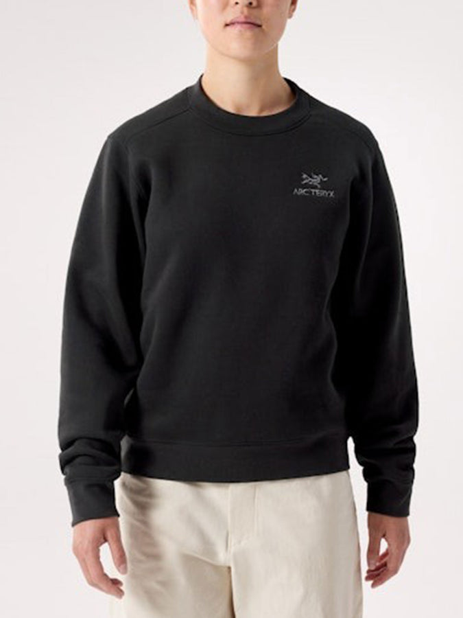 Arc'teryx Emblem Crewneck Sweatshirt Fall 2026 | BLACK