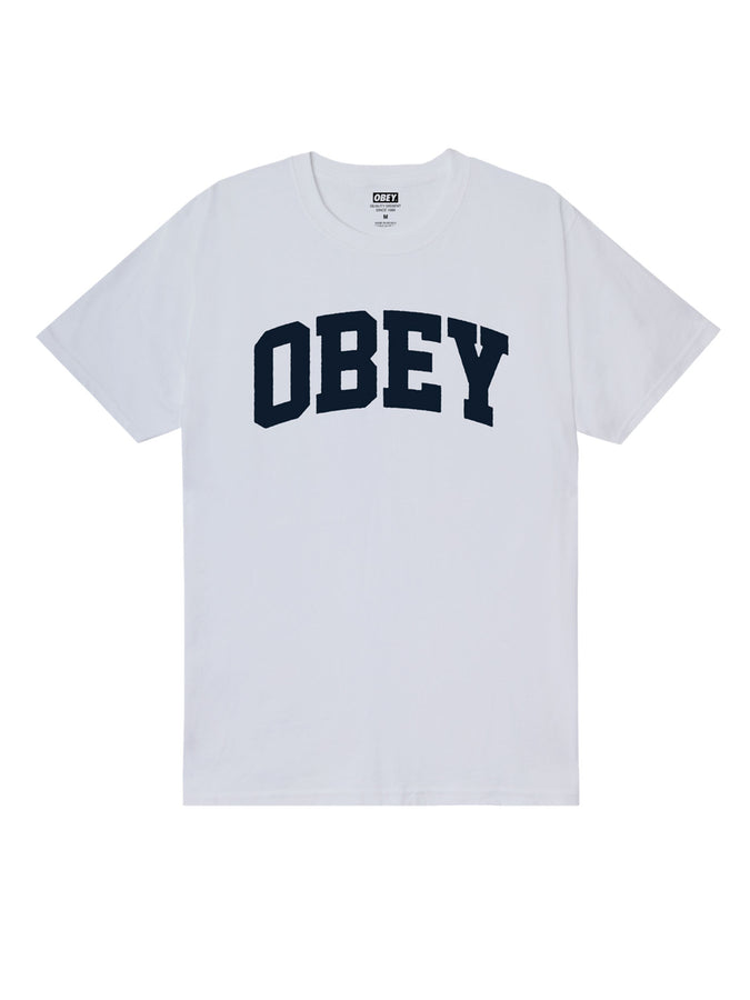Obey Obey Collegiate T-Shirt Fall 2026 | WHITE (WHT)
