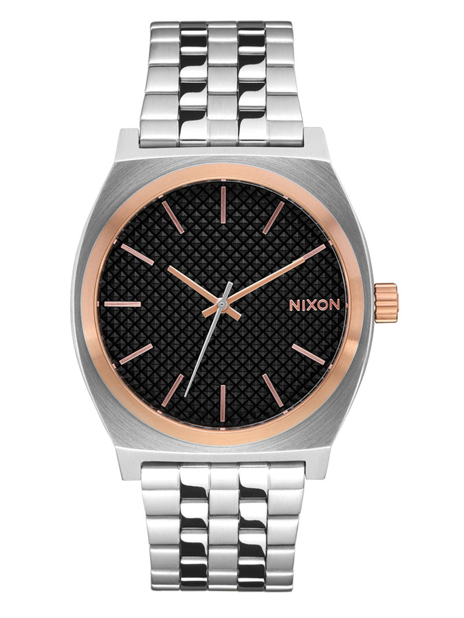 Nixon Time Teller Silver/Pink Gold/Black Watches | SILVER/ROSE GOLD/BLACK (5383)
