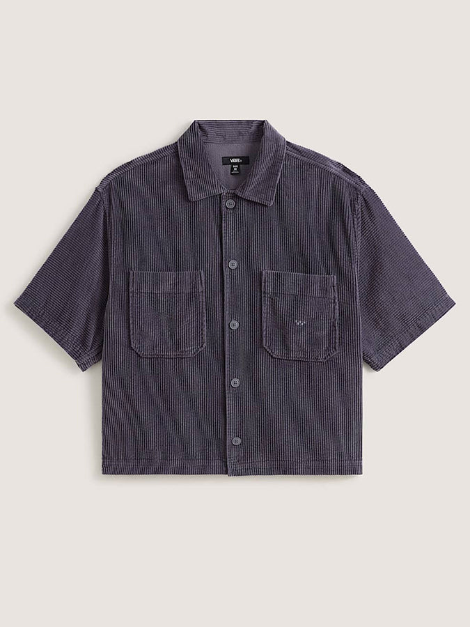Vans Lx Cord Short Sleeve Buttondown Shirt Summer 2026 | STEEL SHADOW (FSM)