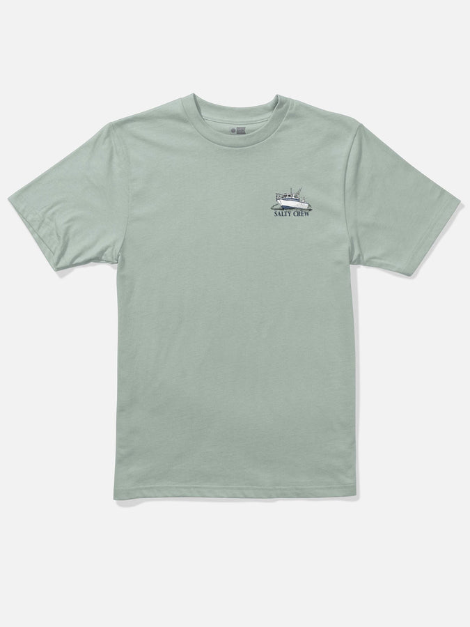 Salty Crew Throttle T-Shirt Fall 2026 | AQUA GREY