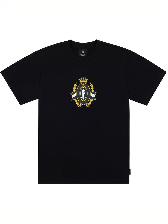 Chain To Bank Corona Laurea T-Shirt Fall 2026 | BLACK