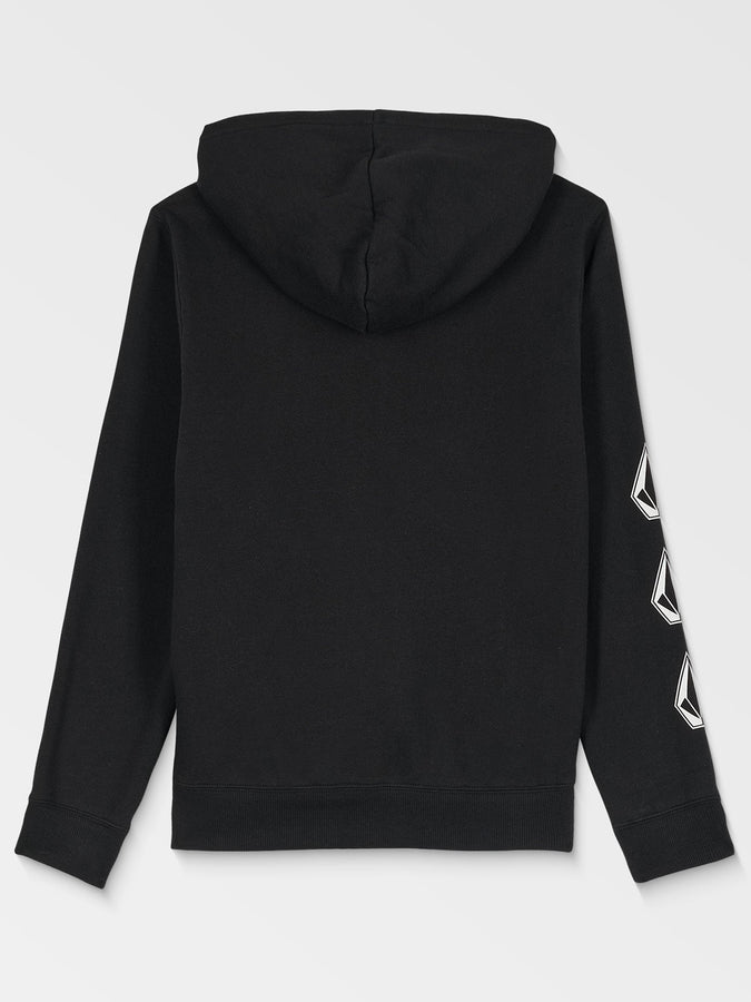 Volcom Iconic Stone GID Zip Hoodie Spring 2026 | BLACK (BLK)