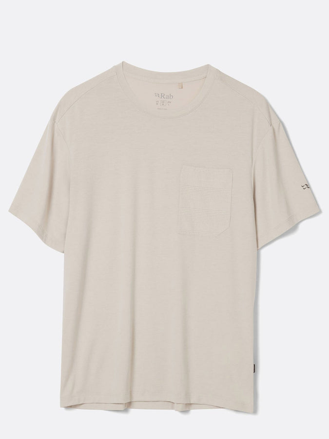 Rab Rivelin Pocket T-Shirt Summer 2026 | PEBBLE