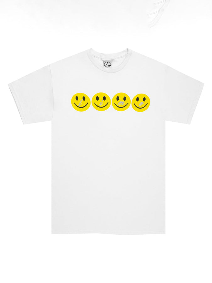 Limosine Glitter Smiles T-Shirt Holiday 2025 | WHITE